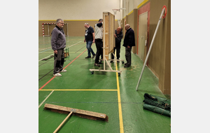 20 décembre 2025 - Entretien des paillons salle de l'Espérance